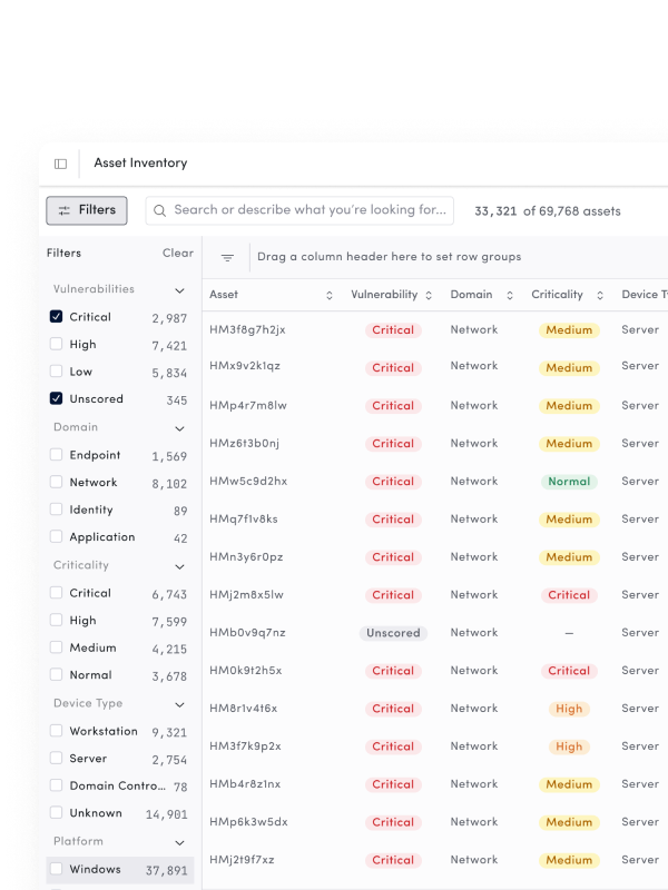 Asset Inventory product preview